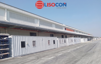 Giải Pháp Lắp Đặt Khối Container Văn Phòng Đồng Bộ Cho Siêu Dự Án Nhà Xưởng